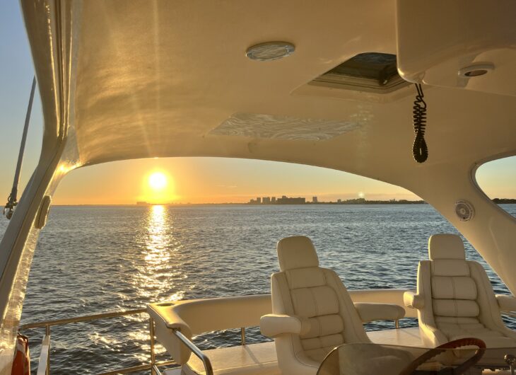 sunset yacht rent miami