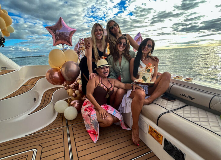 yacht birthday party