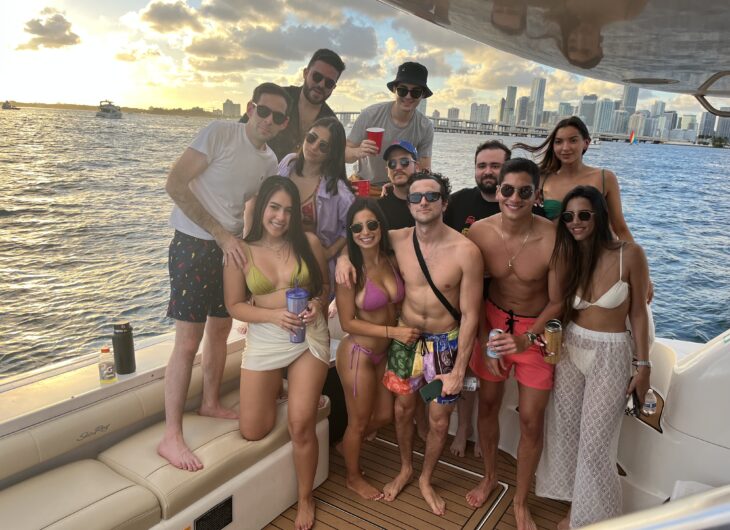 yacht birthday party